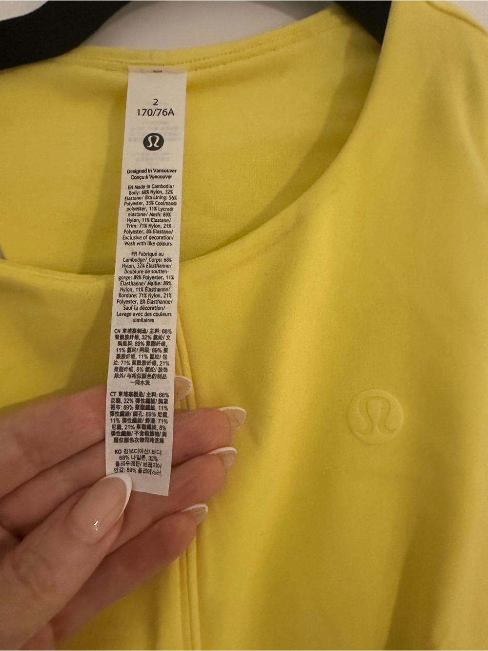 Lululemon Wunder Train Racerback Tank Top Size 2 NWT Workout Yoga - Picture 3 of 4